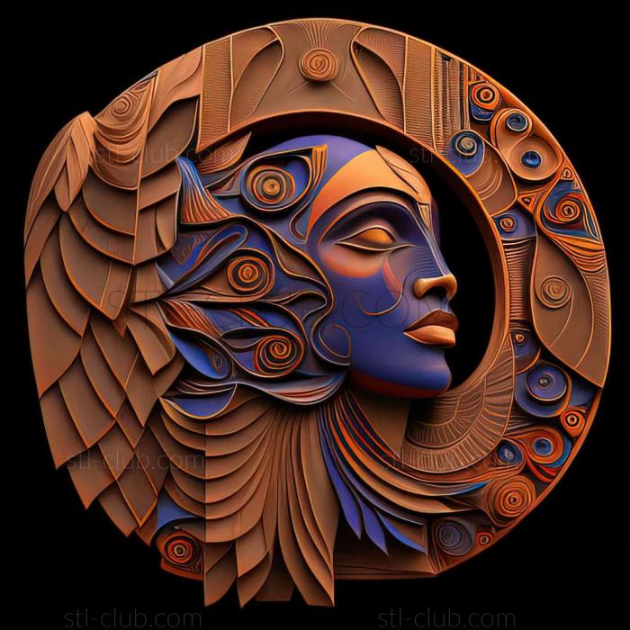 3D model Laurel Burch (STL)